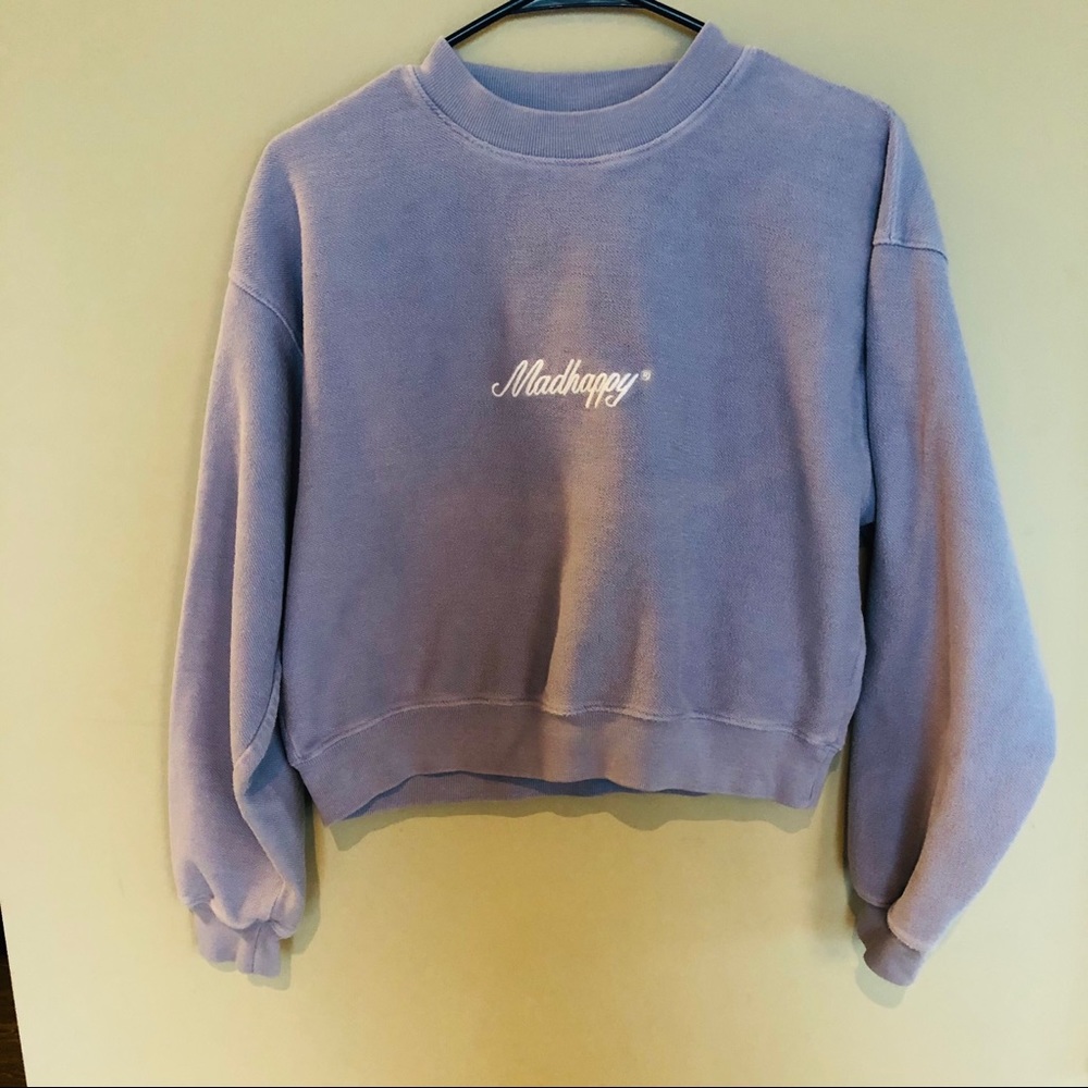 MADHAPPY Signature Crop Crewneck
